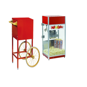 Traktaties - popcornwagentje + machine